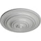Ekena Millwork Classic Ceiling Medallion (Fits Canopies up to 4 1/8"), Hand-Painted Frost, 13 1/4"OD x 1/2"P CM13CLFRF - alternate 4